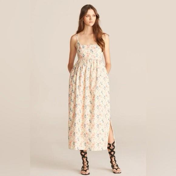 Rebecca Taylor dress womens 8 Emma long  maxi beachy boho cottage feminine - Picture 1 of 7